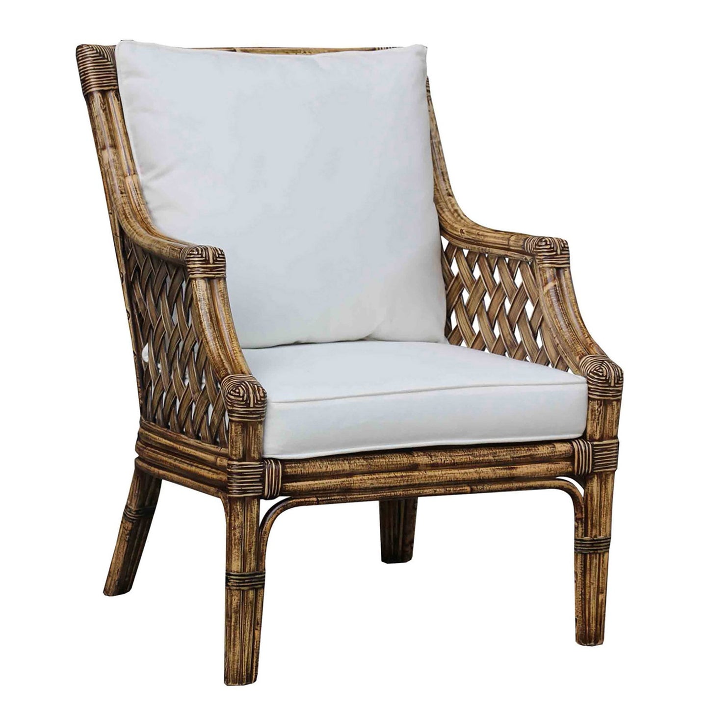 Panama Jack Sunroom Old Havana Lounge chair with Cushions PJS-8001-HON-LC - BetterPatio.com