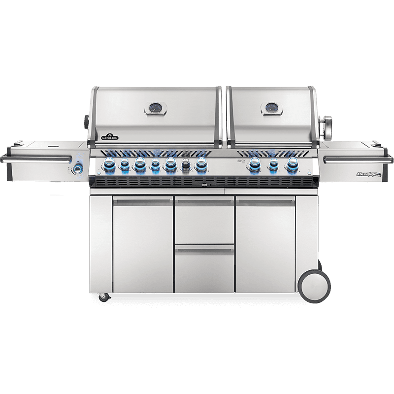 Napoleon PRESTIGE PRO™ 825 RSBI with Power Side Burner, Infrared Rear & Bottom Burners Napoleon