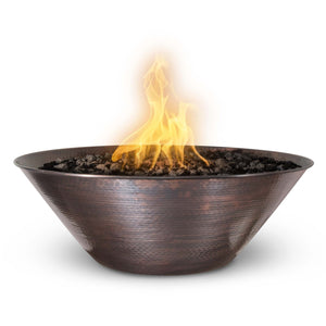 The Outdoor Plus 31" Remi Hammered Copper Fire Bowl