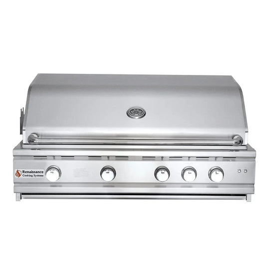 RCS 42 Inch Cutlass Pro Grill with Blue LED, Rear Burner, Propane - BetterPatio.com