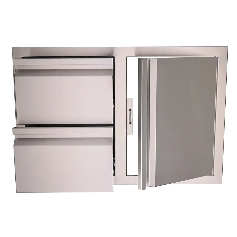 RCS - RCS Valiant Stainless Double Drawer/Door Combo