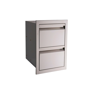 RCS - RCS Valiant Stainless Double Drawer-Fully Enclosed
