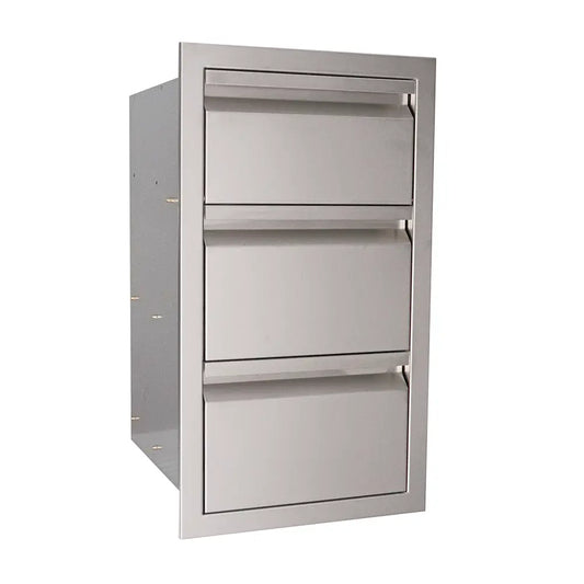 RCS - RCS Valiant Stainless Paper Towel Holder and 2 Drawer Combo, Enclosed