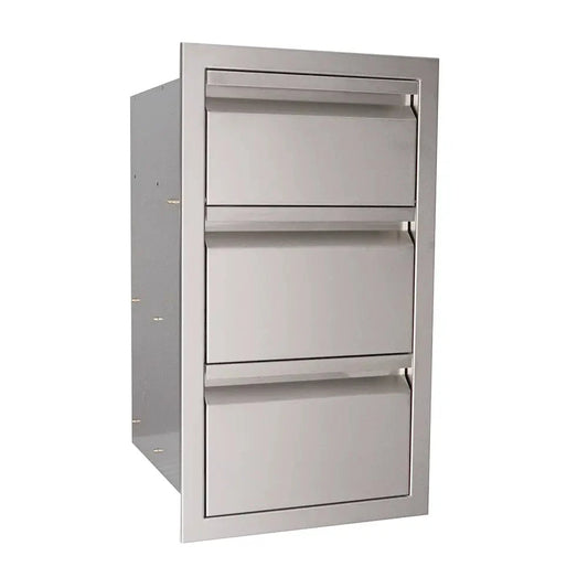 RCS - RCS Valiant Stainless Paper Towel Holder and 2 Drawer Combo, Enclosed