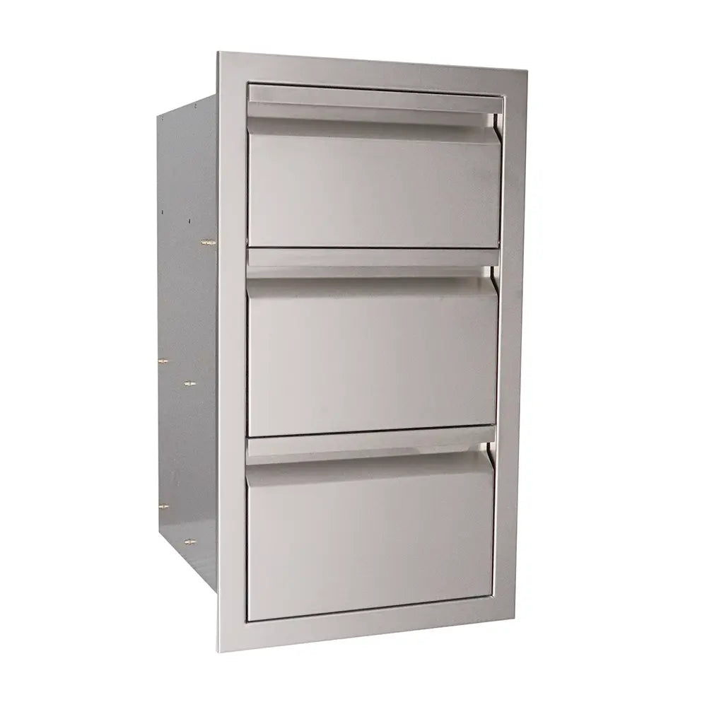 RCS - RCS Valiant Stainless Paper Towel Holder and 2 Drawer Combo, Enclosed