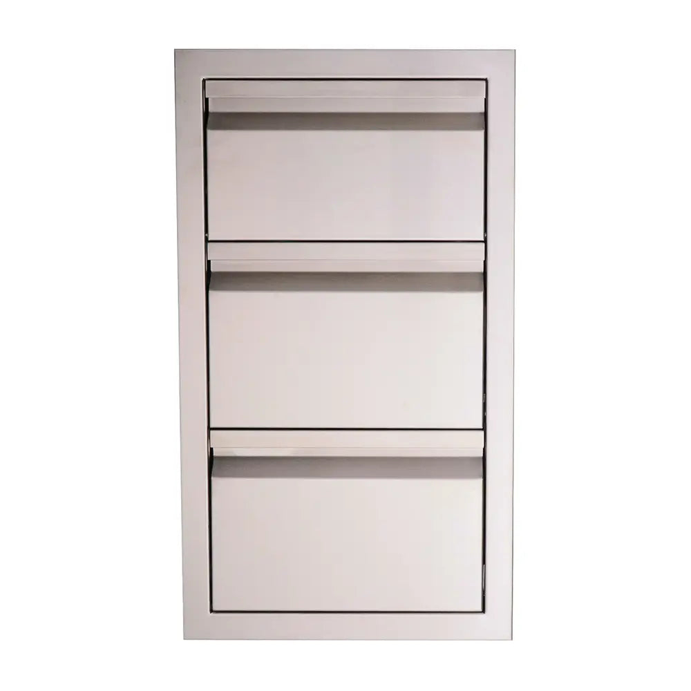 RCS Valiant Stainless Paper Towel Holder and 2 Drawer Combo, Enclosed - BetterPatio.com