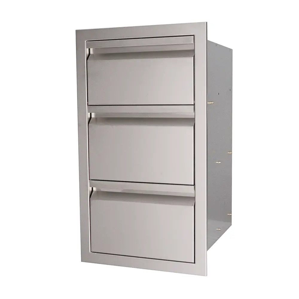 RCS - RCS Valiant Stainless Paper Towel Holder and 2 Drawer Combo, Enclosed