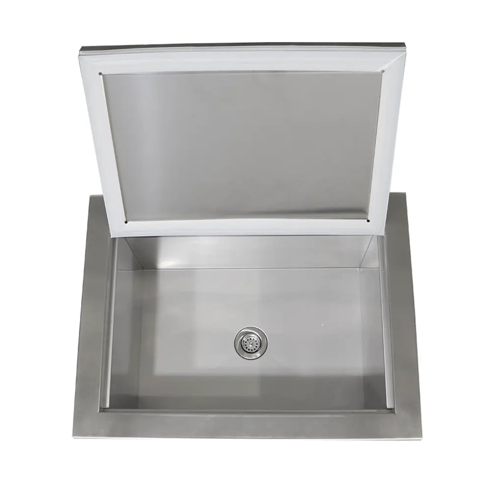 RCS - RCS Valiant Stainless Steel Steel Drop-In Cooler Ice Container with removable lid