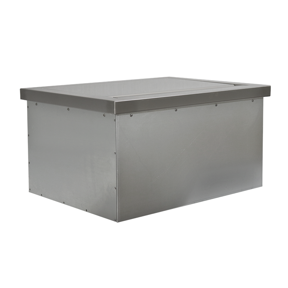 RCS - RCS Valiant Stainless Steel Steel Drop-In Cooler Ice Container with removable lid