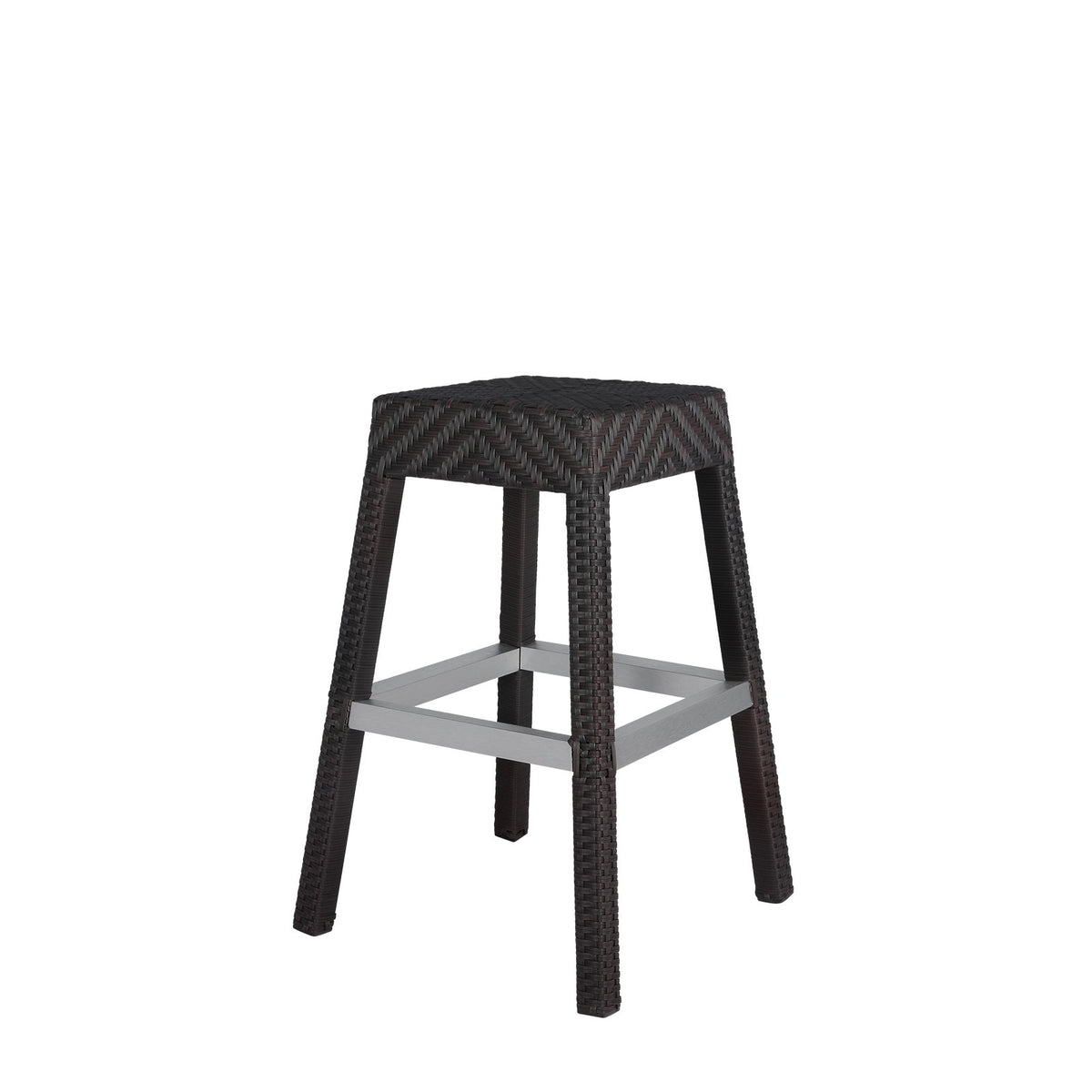 Source Miami Bar Stool Espresso Wicker SC-2014-171-ESP - BetterPatio.com
