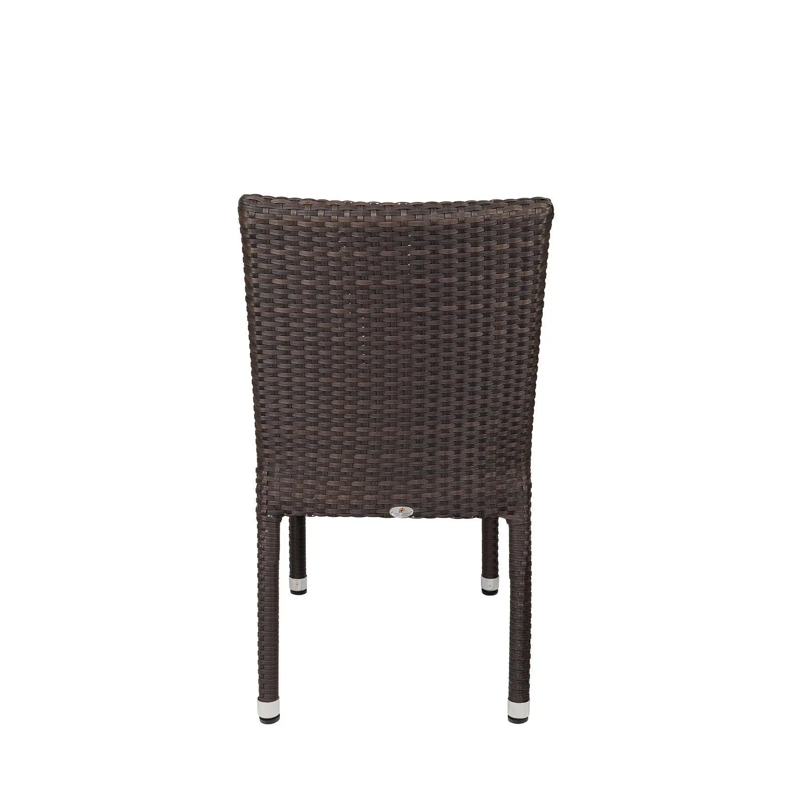 Source Furniture Sierra Dining Side Armless Chair, Espresso - BetterPatio.com