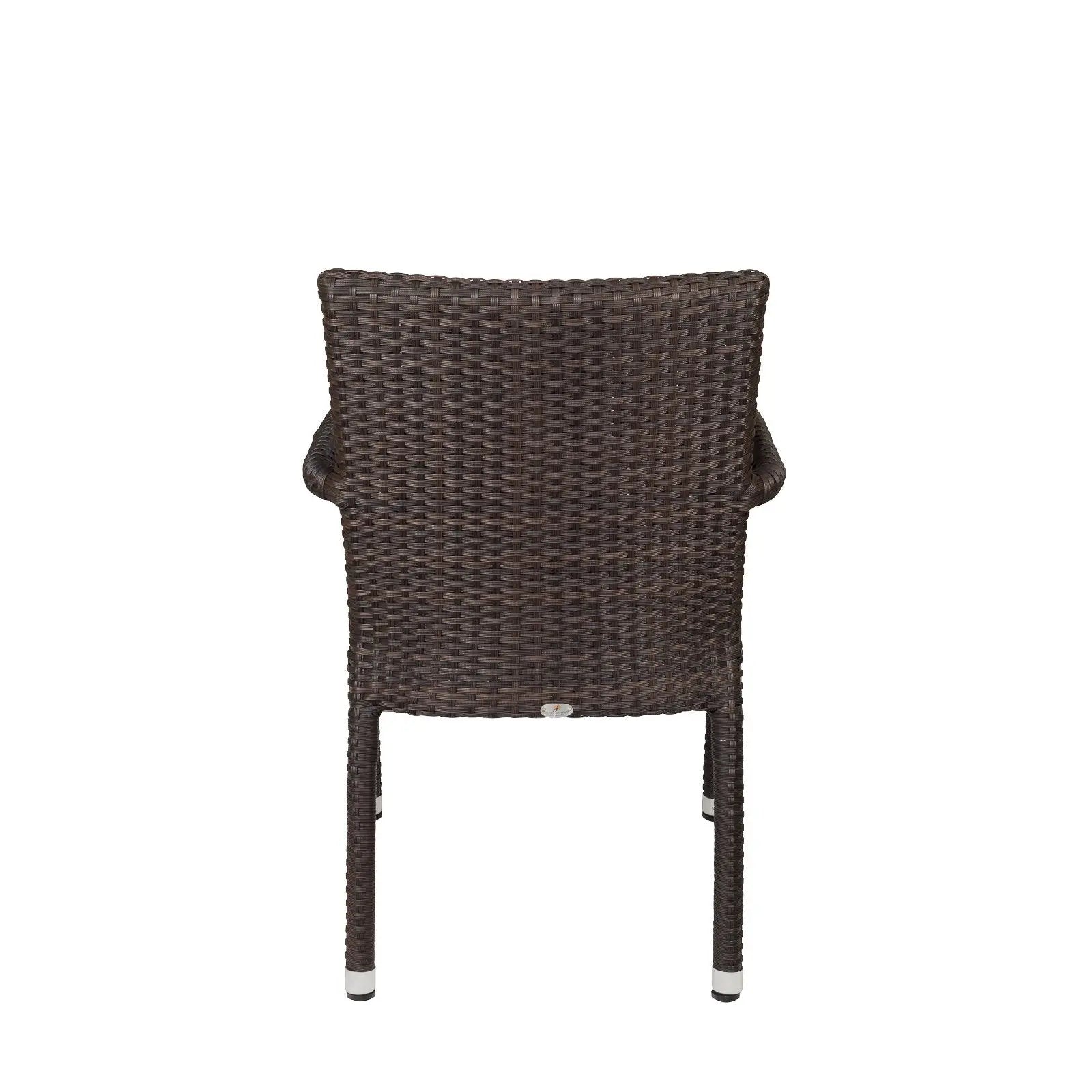 Source Furniture Sierra Dining Arm Chair, Expresso - BetterPatio.com