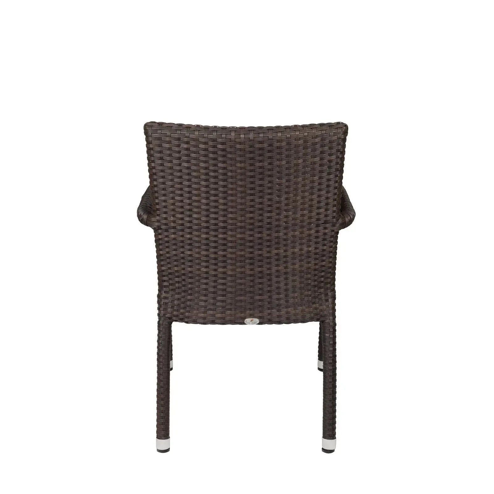 Source Furniture Sierra Dining Arm Chair, Expresso - BetterPatio.com