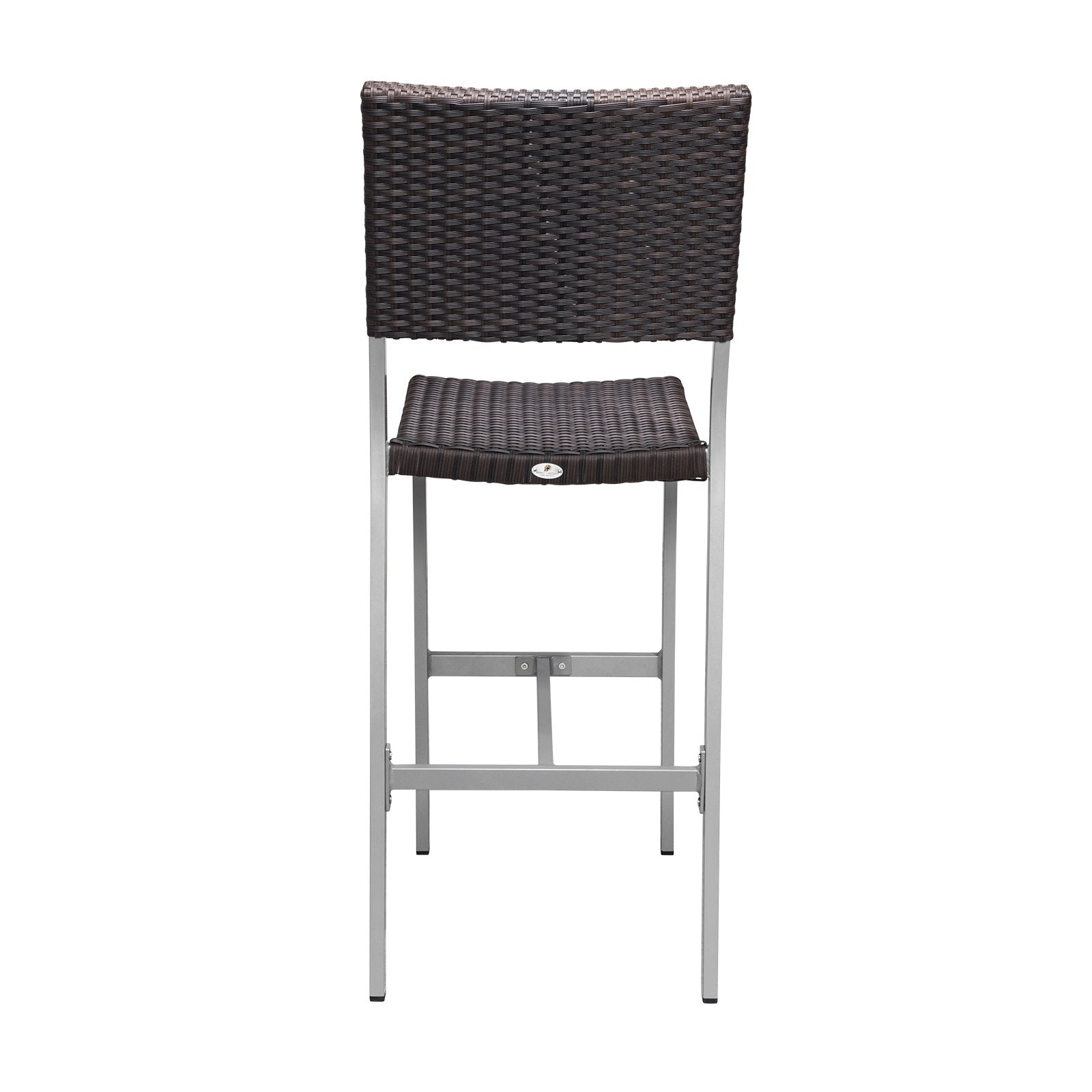 Source Furniture Fiji Wicker Bar Side Armless Chair - BetterPatio.com