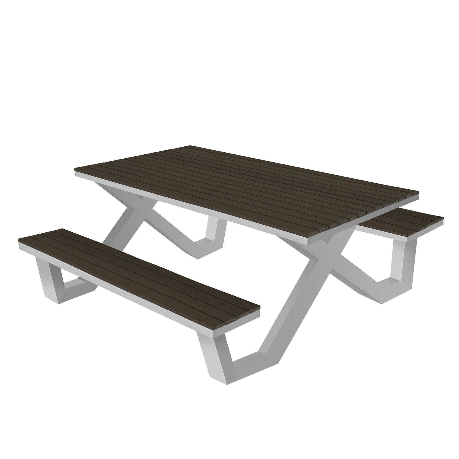 Source Vienna 6' Picnic Table (32"x72" Top Size) SC-2404-364 - BetterPatio.com
