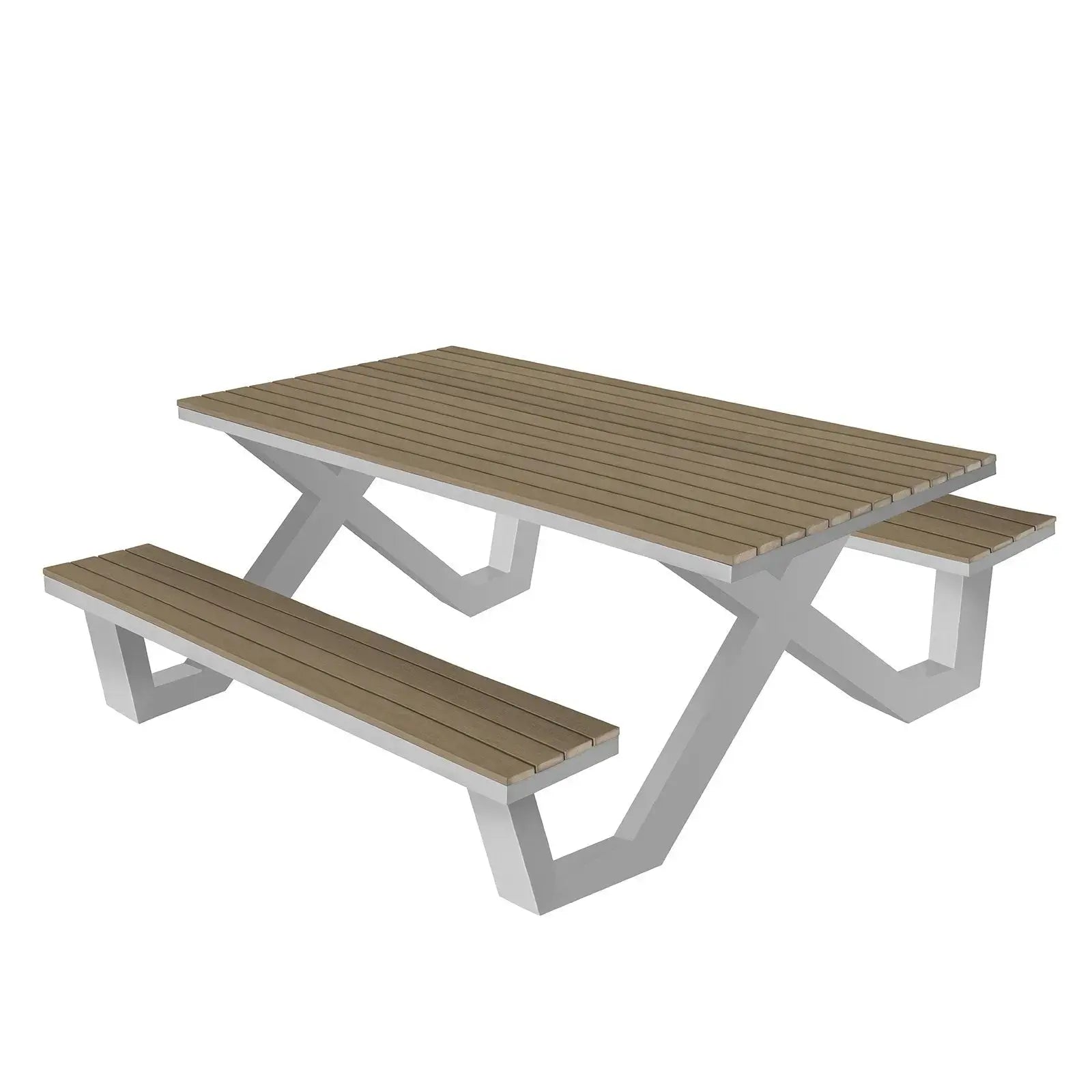 Source Vienna 6' Picnic Table (32"x72" Top Size) SC-2404-364 - BetterPatio.com