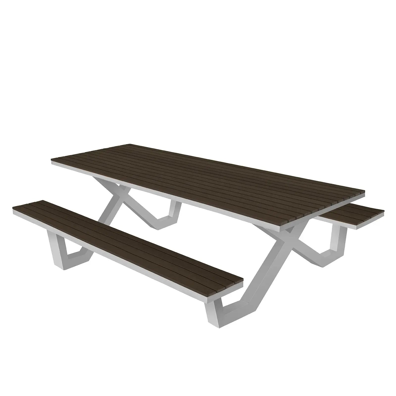 Source Vienna 8' Picnic Table (32"x96" Top Size) SC-2404-367 - BetterPatio.com