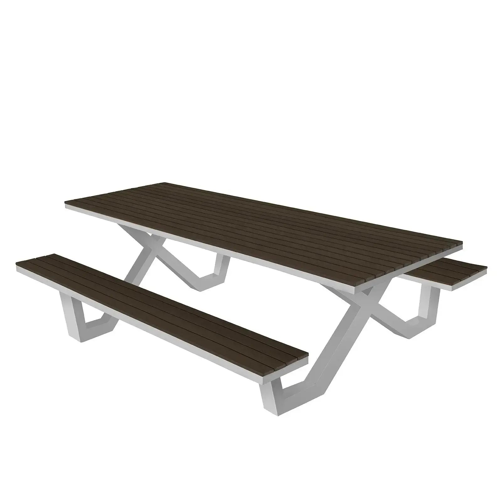 Source Vienna 8' Picnic Table (32"x96" Top Size) SC-2404-367 - BetterPatio.com