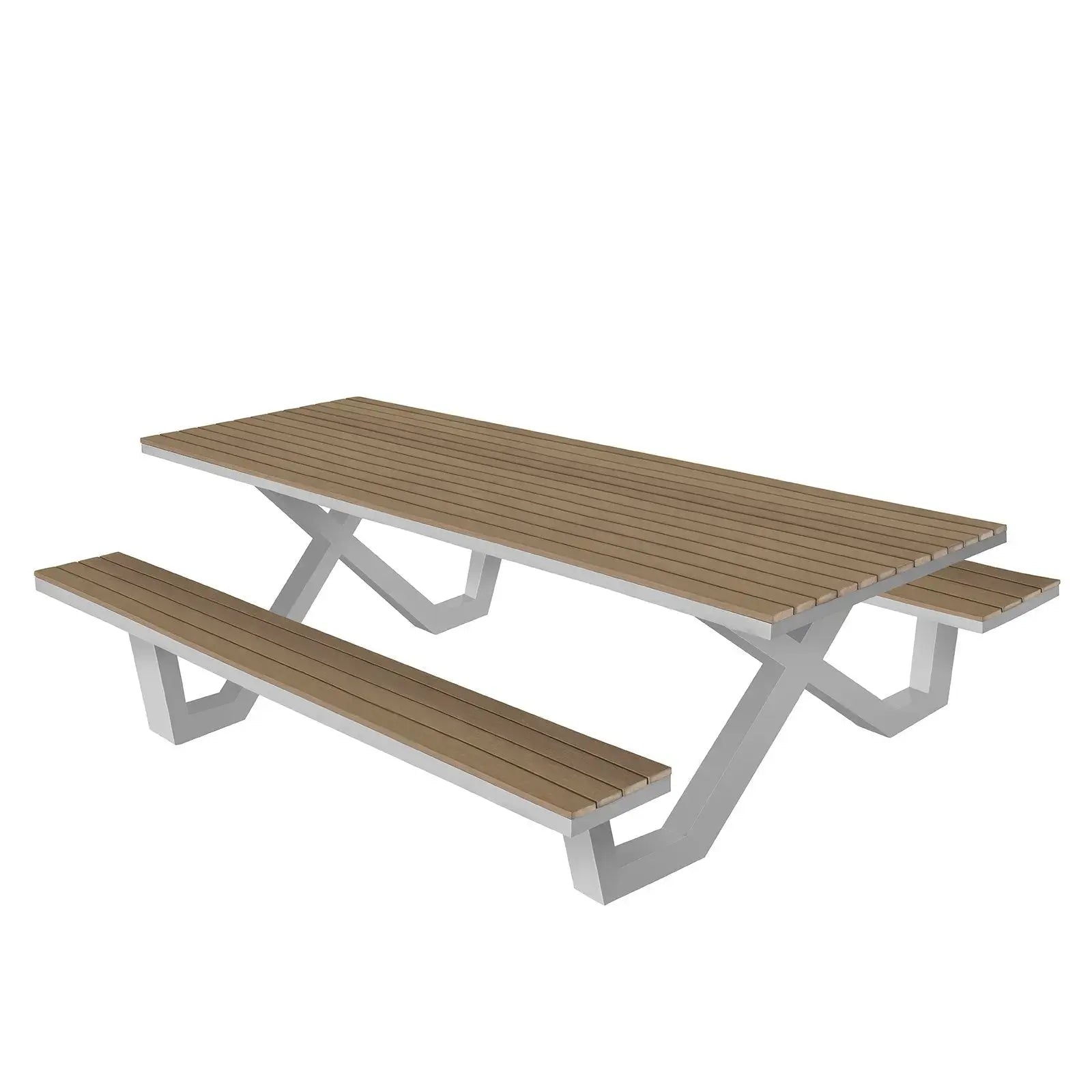 Source Vienna 8' Picnic Table (32"x96" Top Size) SC-2404-367 - BetterPatio.com