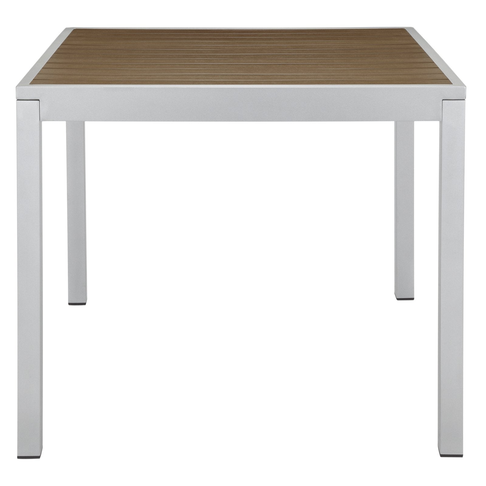 Source Sedona 32'' Square Table with Vienna Durawood Slats SC-2404-405_SC-1009-520 - BetterPatio.com