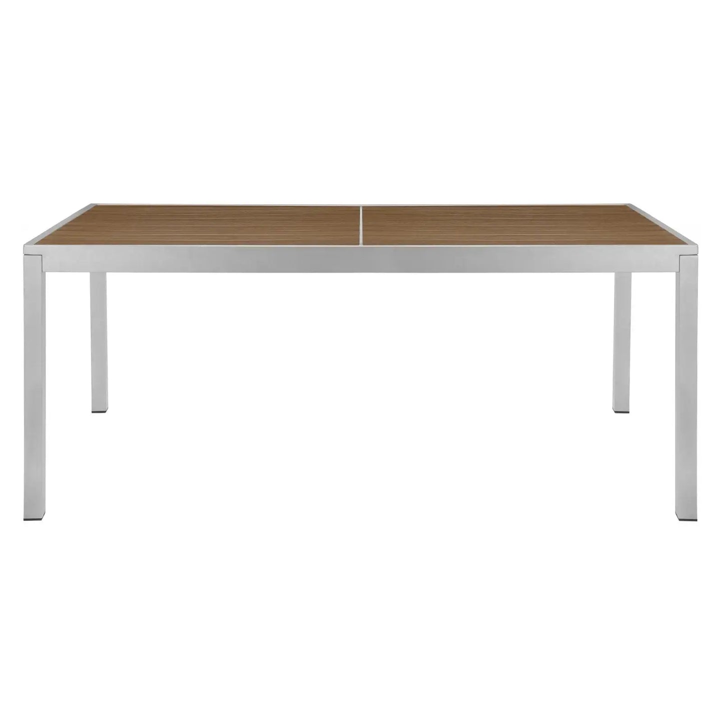 Source Sedona 32'' X 64'' Rectangular Table with Vienna Durawood Slats SC-2404-405_SC-1009-521 - BetterPatio.com