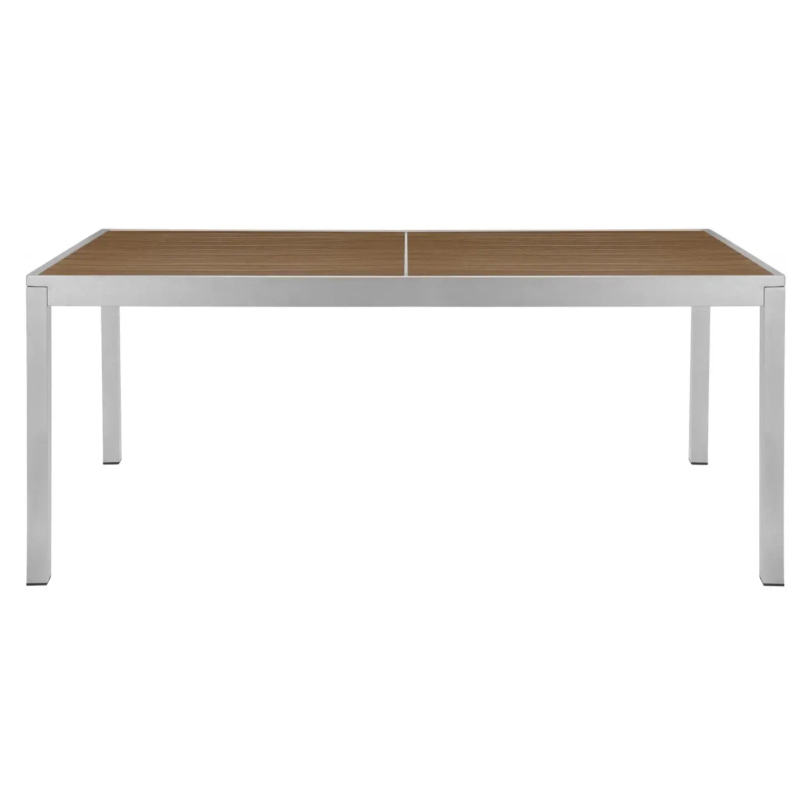 Source Sedona 32'' X 64'' Rectangular Table with Vienna Durawood Slats SC-2404-405_SC-1009-521 - BetterPatio.com