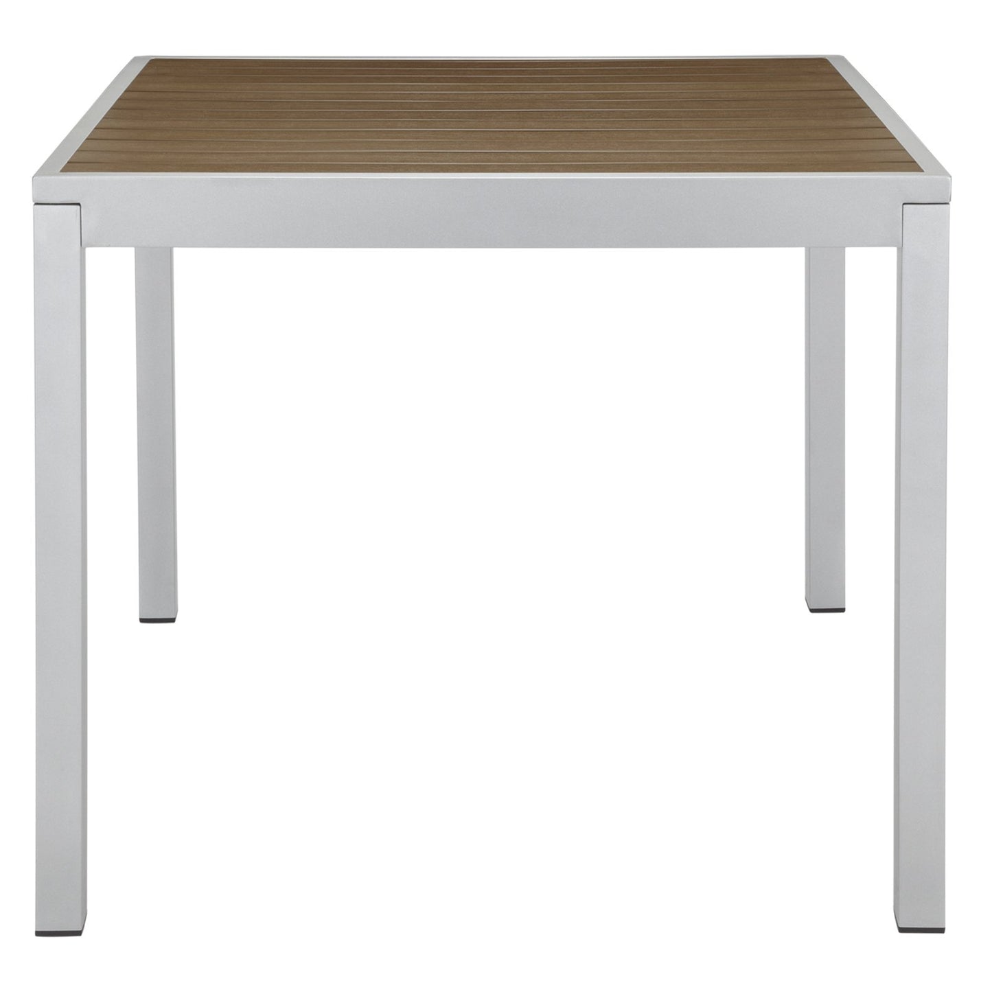 Source Sedona 28'' X 32'' Rectangular Table with Vienna Durawood Slats SC-2404-412_SC-1009-516 - BetterPatio.com