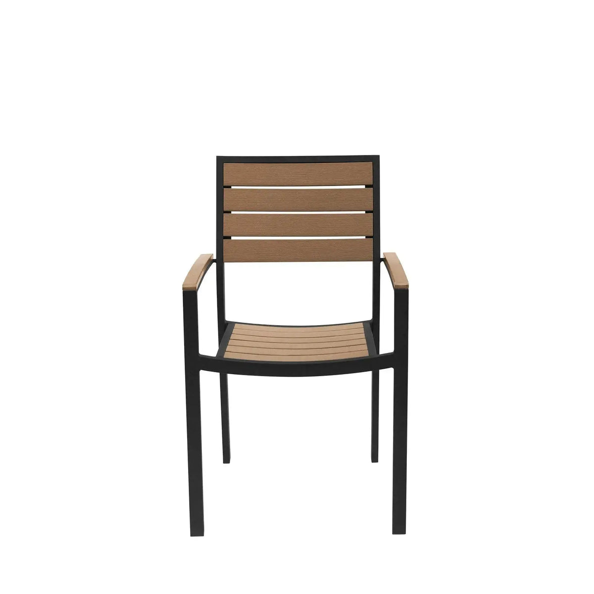 Source Napa Dining Arm Chair Black Frame SC-2405-163-BLK - BetterPatio.com