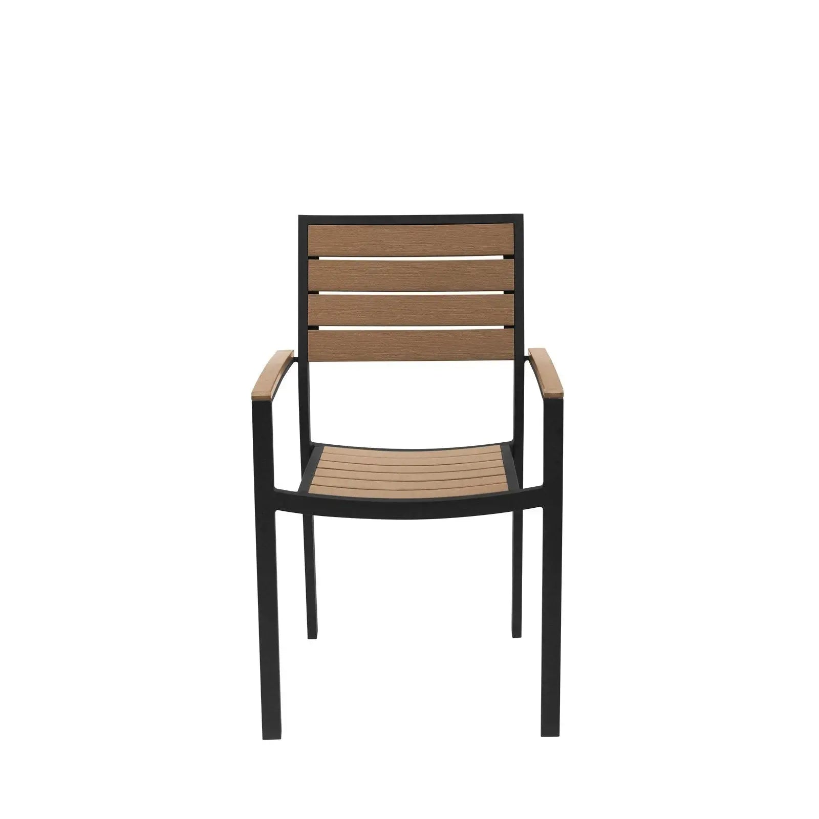 Source Napa Dining Arm Chair Black Frame SC-2405-163-BLK - BetterPatio.com