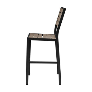 Source Napa Bar Side Chair Black Frame SC-2405-172-BLK - BetterPatio.com