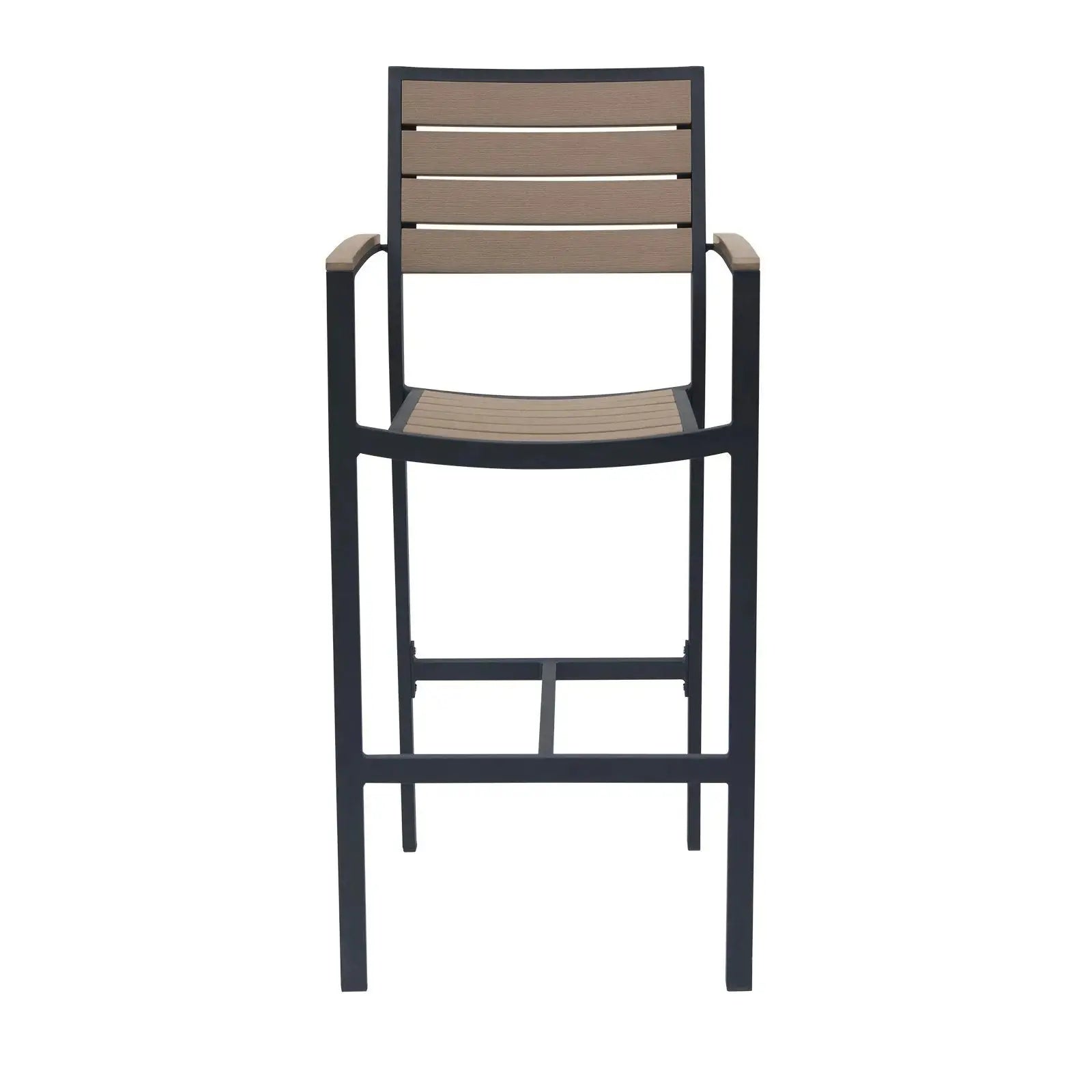 Source Napa Bar Arm Chair Black Frame SC-2405-173-BLK - BetterPatio.com