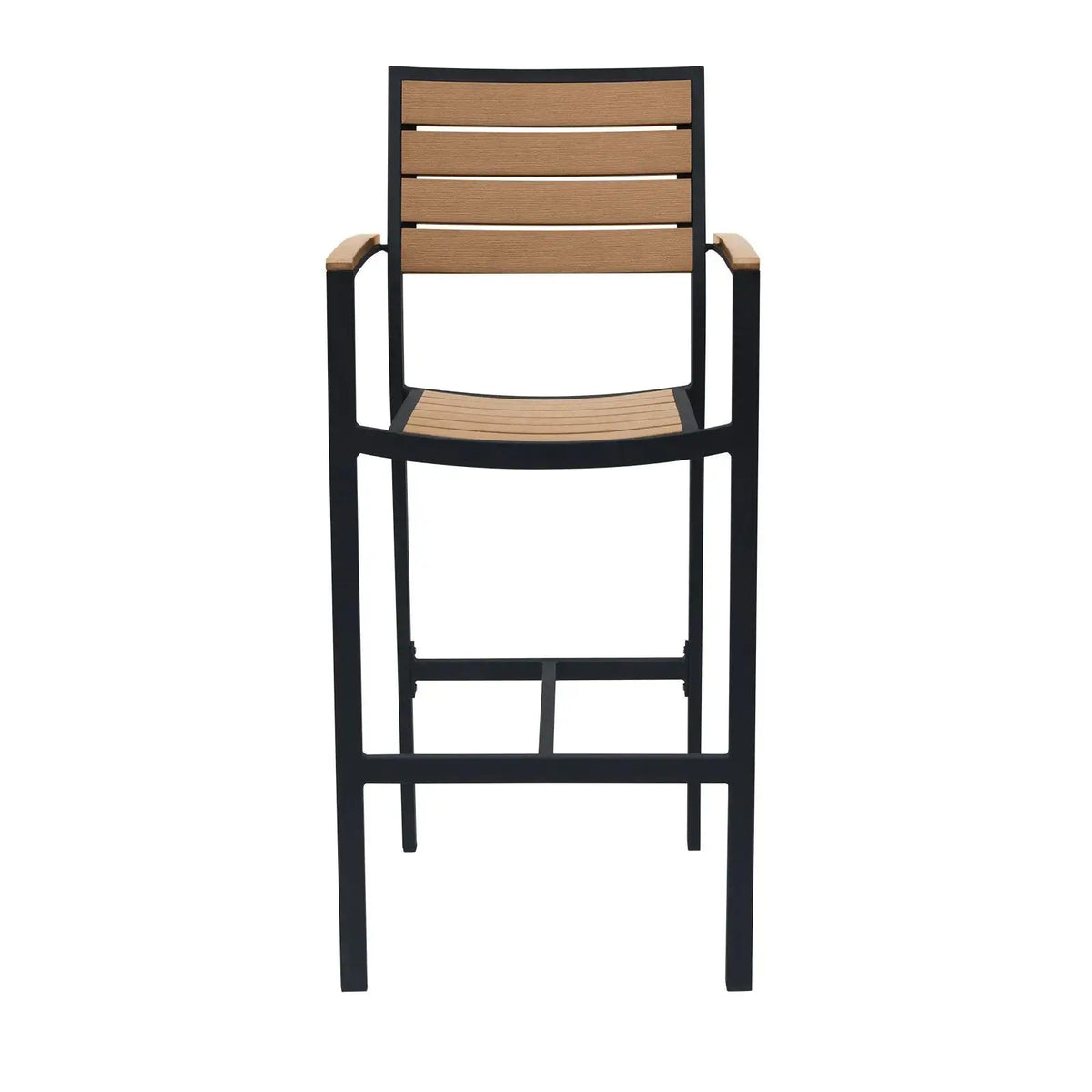 Source Napa Bar Arm Chair Black Frame SC-2405-173-BLK - BetterPatio.com