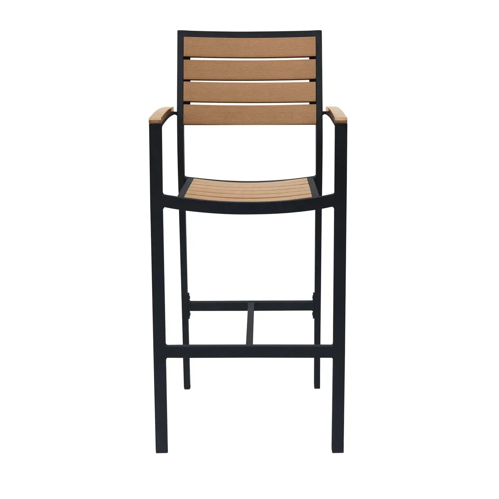 Source Napa Bar Arm Chair Black Frame SC-2405-173-BLK - BetterPatio.com