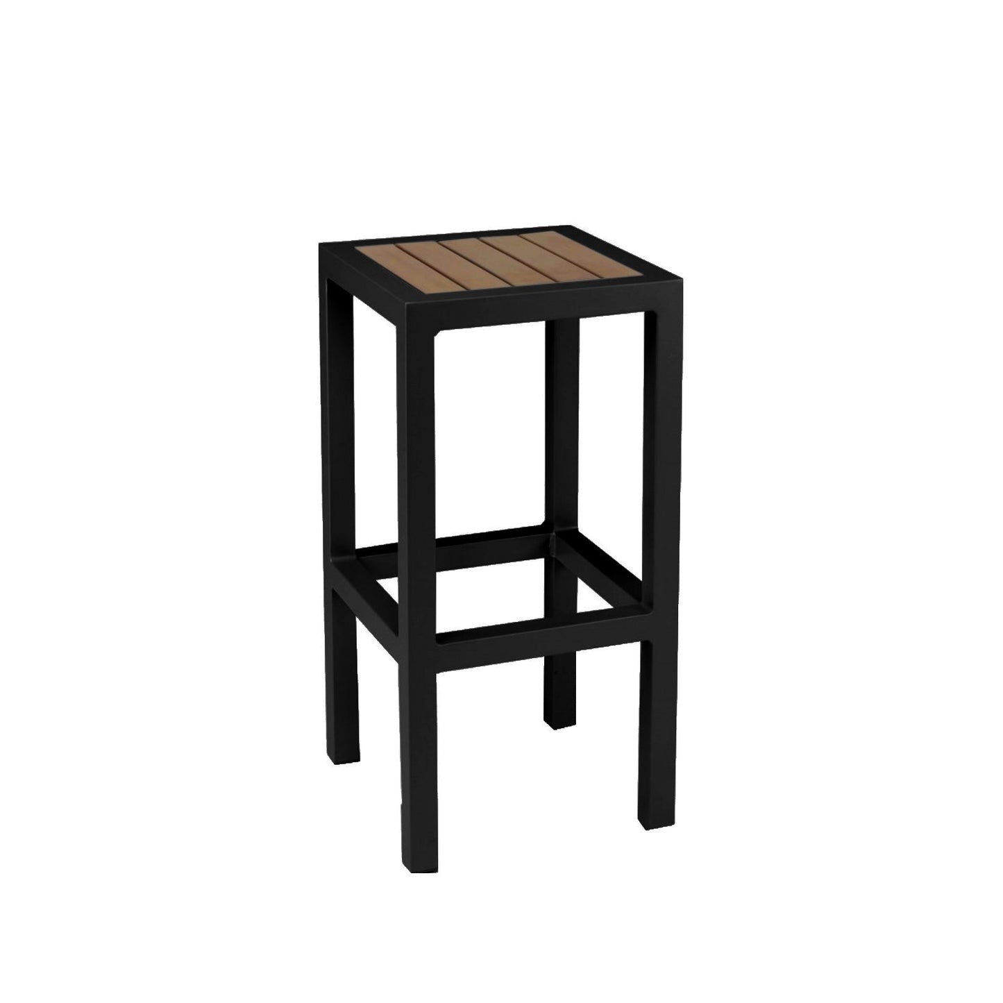 Source Napa Backless Bar Stool Black Frame SC-2405-177-BLK - BetterPatio.com