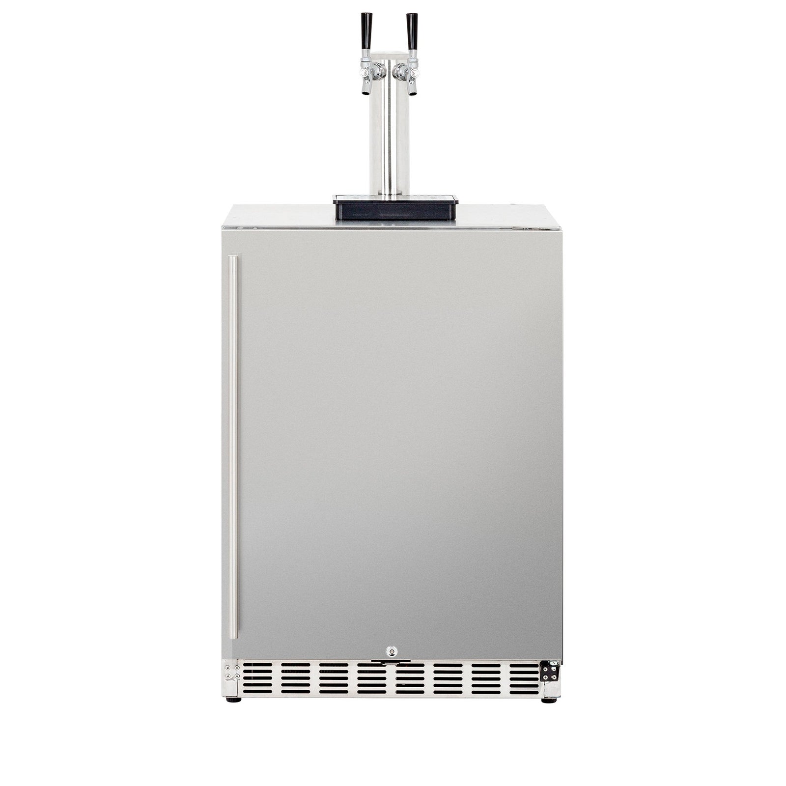 Summerset 24 Inch 6.6c Deluxe Outdoor Rated Kegerator Double Tower SSRFR-24DK2 - BetterPatio.com