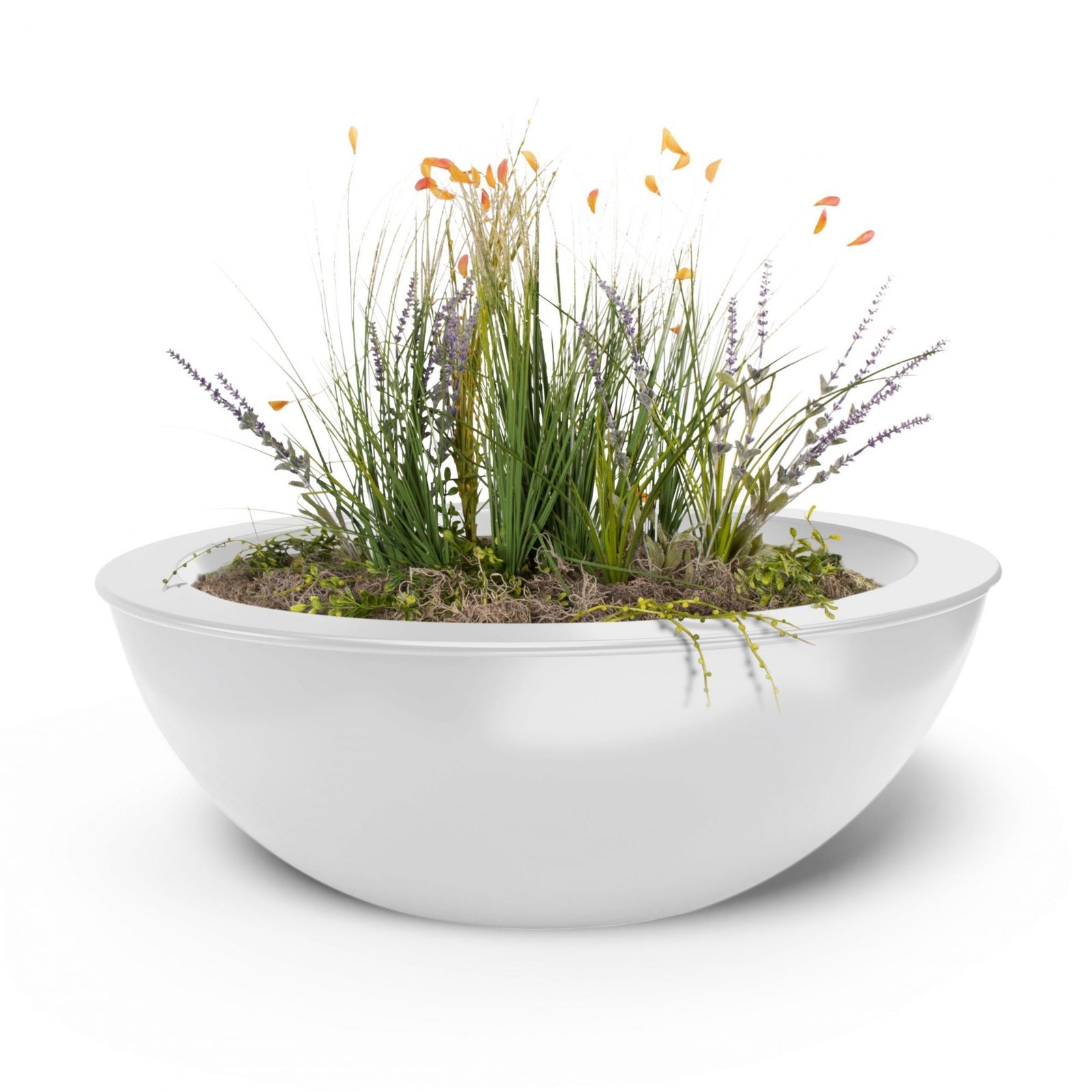 The Outdoor Plus 27" Sedona Powder Coated Planter Bowl