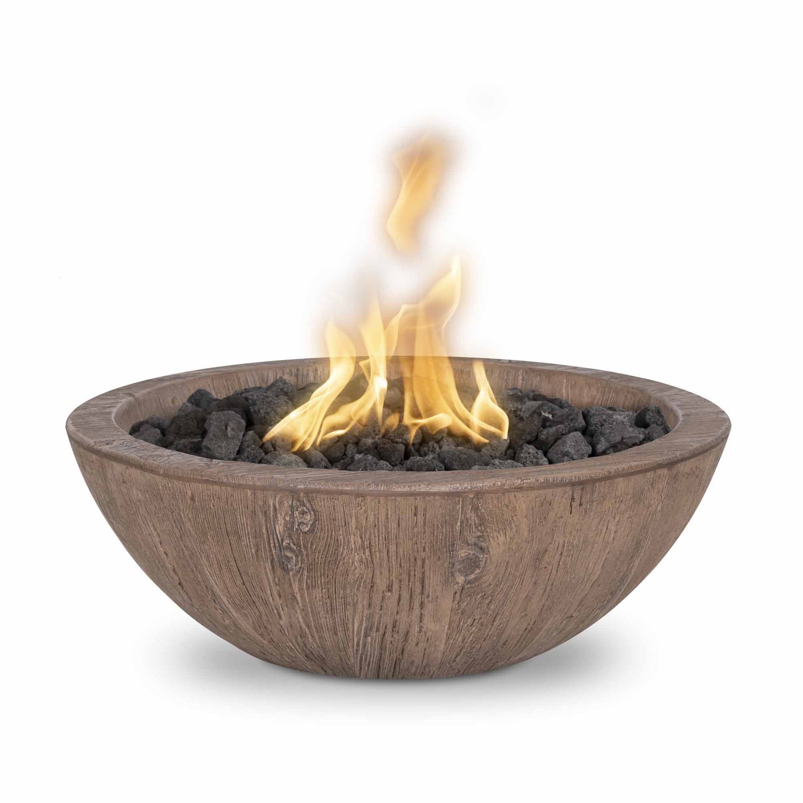 The Outdoor Plus 27" Sedona Wood Grain Fire Bowl