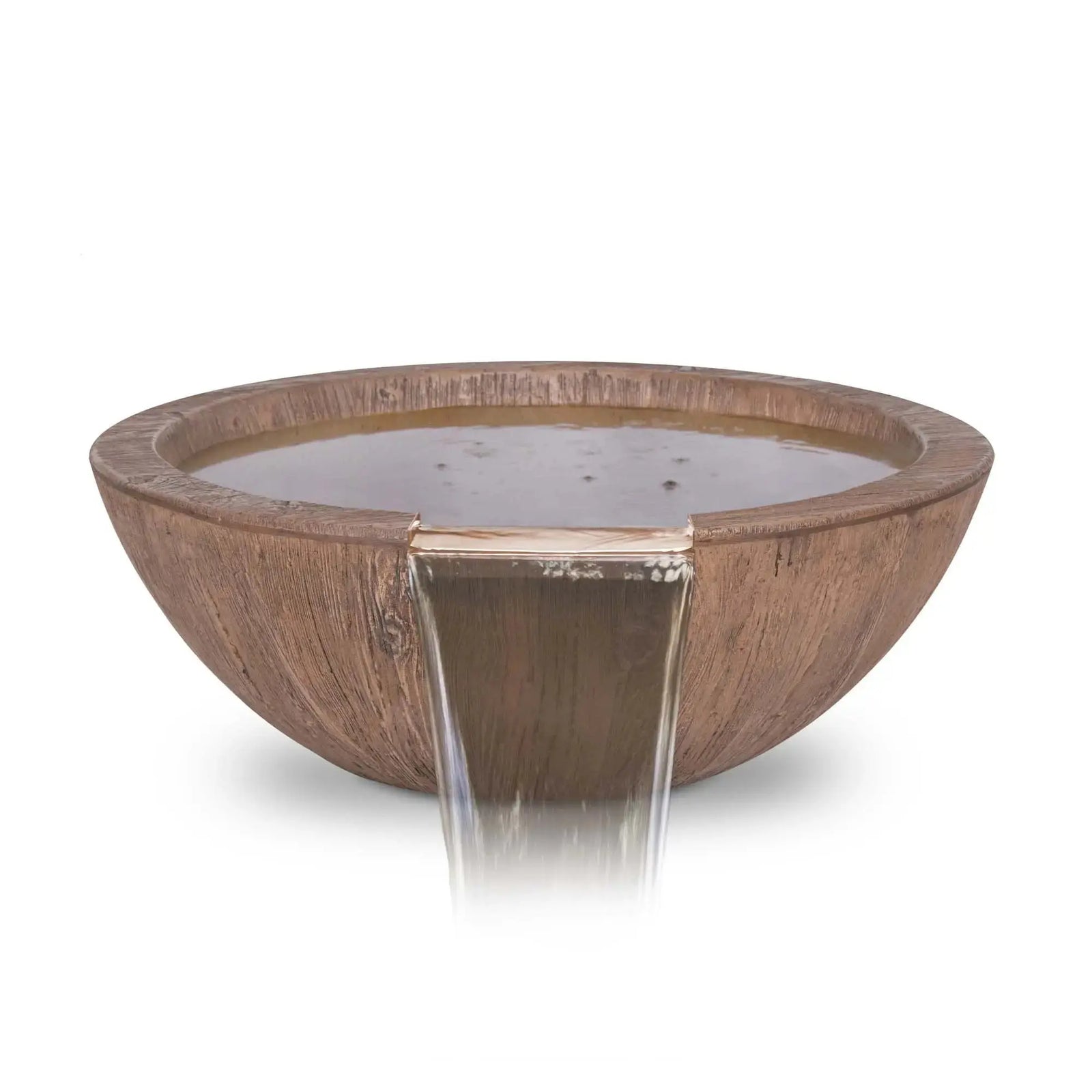 The Outdoor Plus 27" Sedona Wood Grain Water Bowl