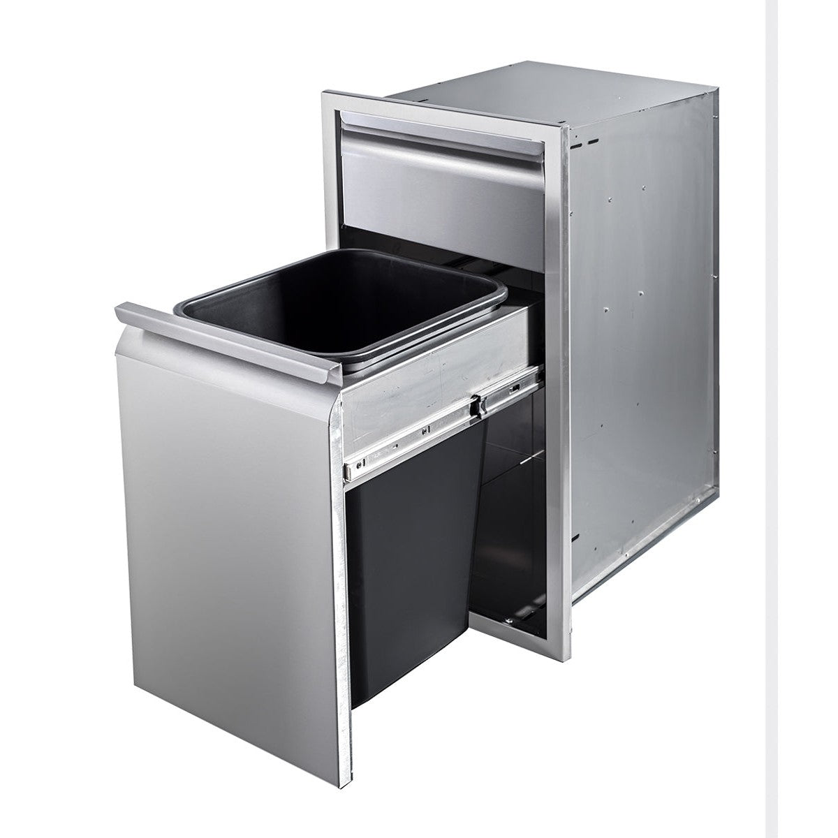 Memphis Wood Fire Grills Single Drawer and Trash - BetterPatio.com