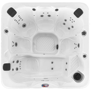 American SpasAmerican Spas Customizable 6 Person Hot Tub with Ozonator and Built In Speaker AM745 AMZ756L- BetterPatio.com