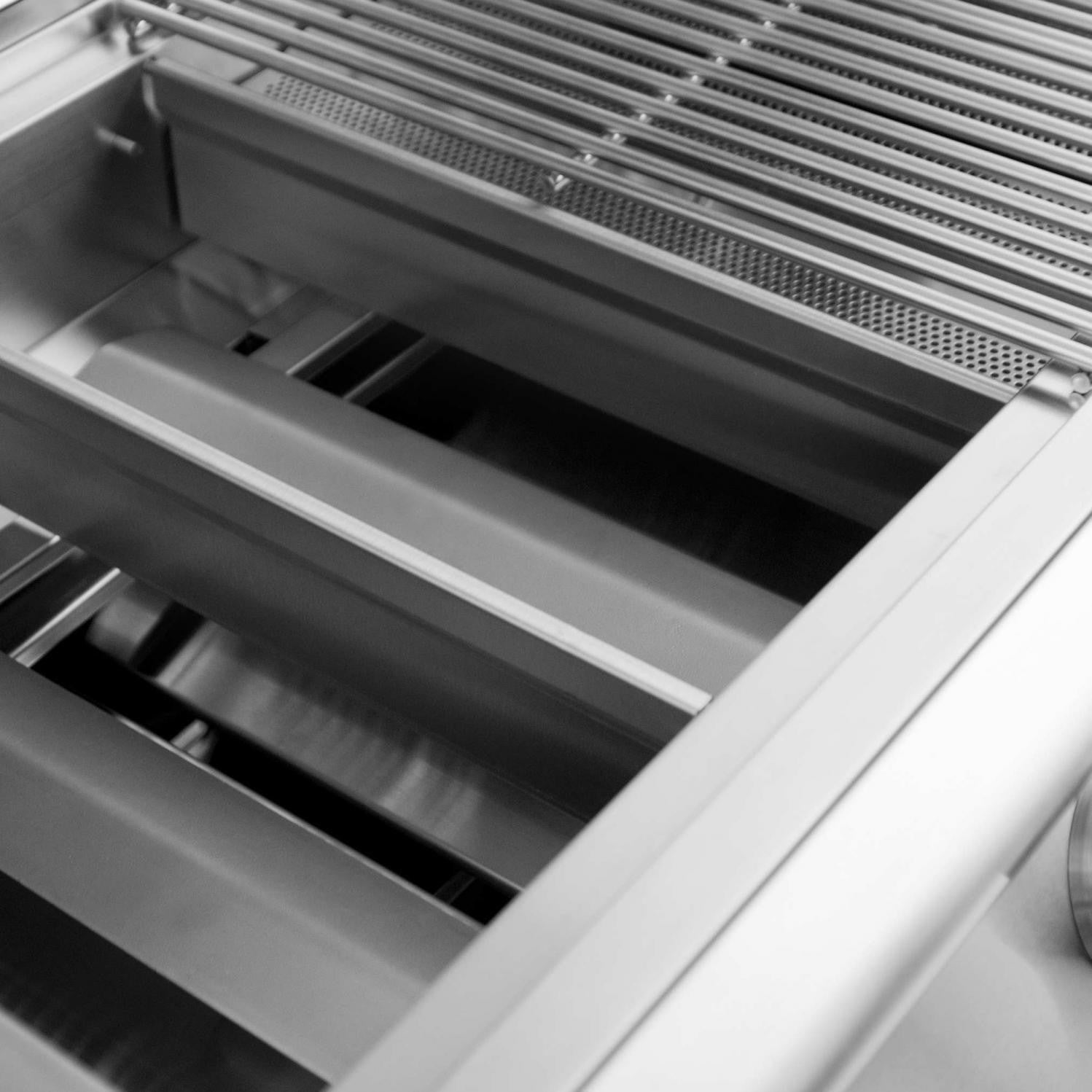 BlazeBlaze 40 Inch 5-Burner Premium LTE Gas Grill With Rear Burner and Built-in Lighting System BLZ-5LTE2-LP- BetterPatio.com