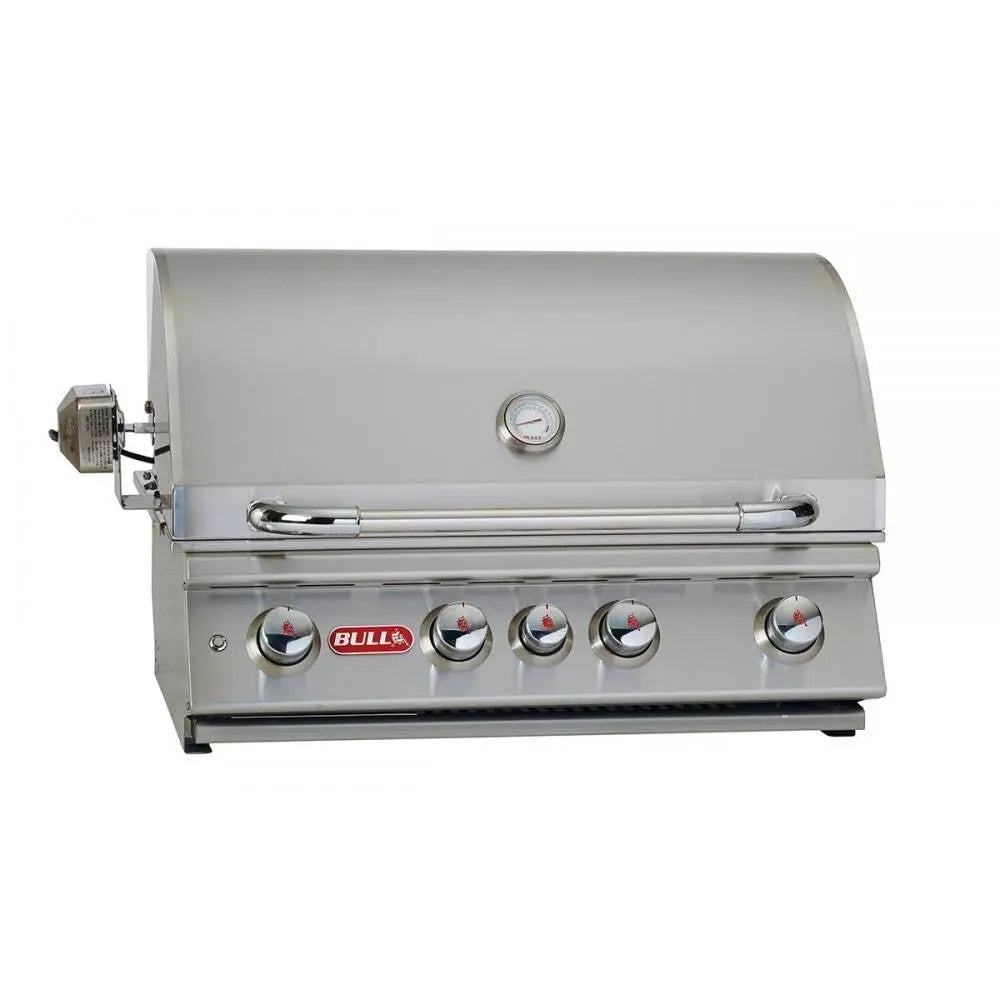 BullBull Angus 30-Inch Drop In Grill with Four Burners, 75,000 BTUs with Lights, Rotisserie 47628- BetterPatio.com