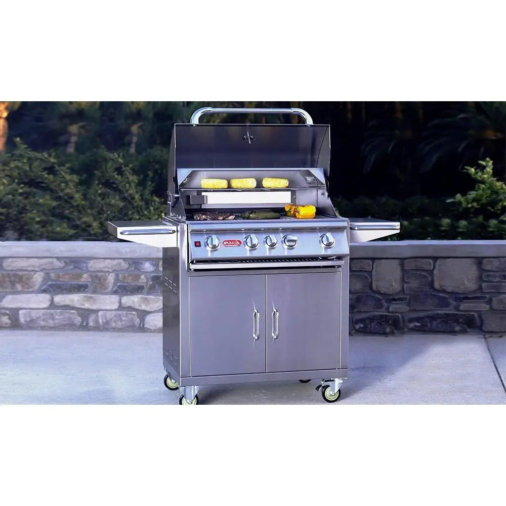 BullBull Angus 30 Inch Grill and Cart with Lights -Natural Gas (44001) 44001- BetterPatio.com