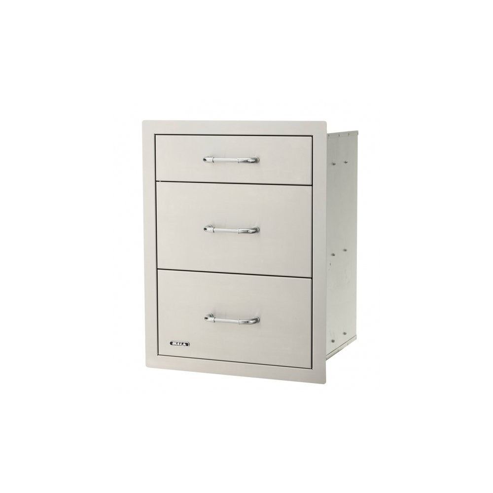 BullBull BBQ Stainless Steel Triple Drawer System 58110 58110- BetterPatio.com