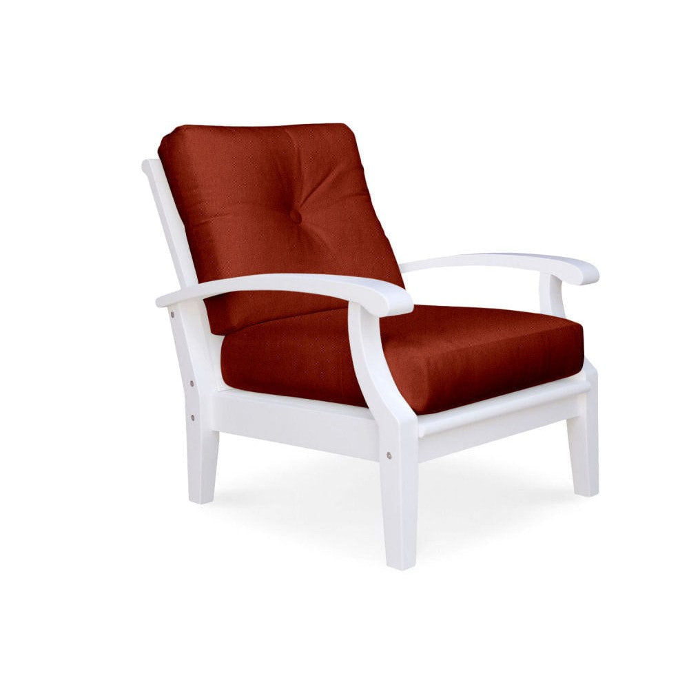 Douglas Nance Cayman White Deep Seating Club Chair DN2201W - BetterPatio.com