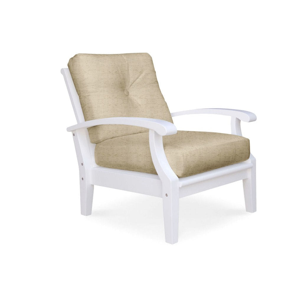 Douglas Nance Cayman White Deep Seating Club Chair DN2201W - BetterPatio.com