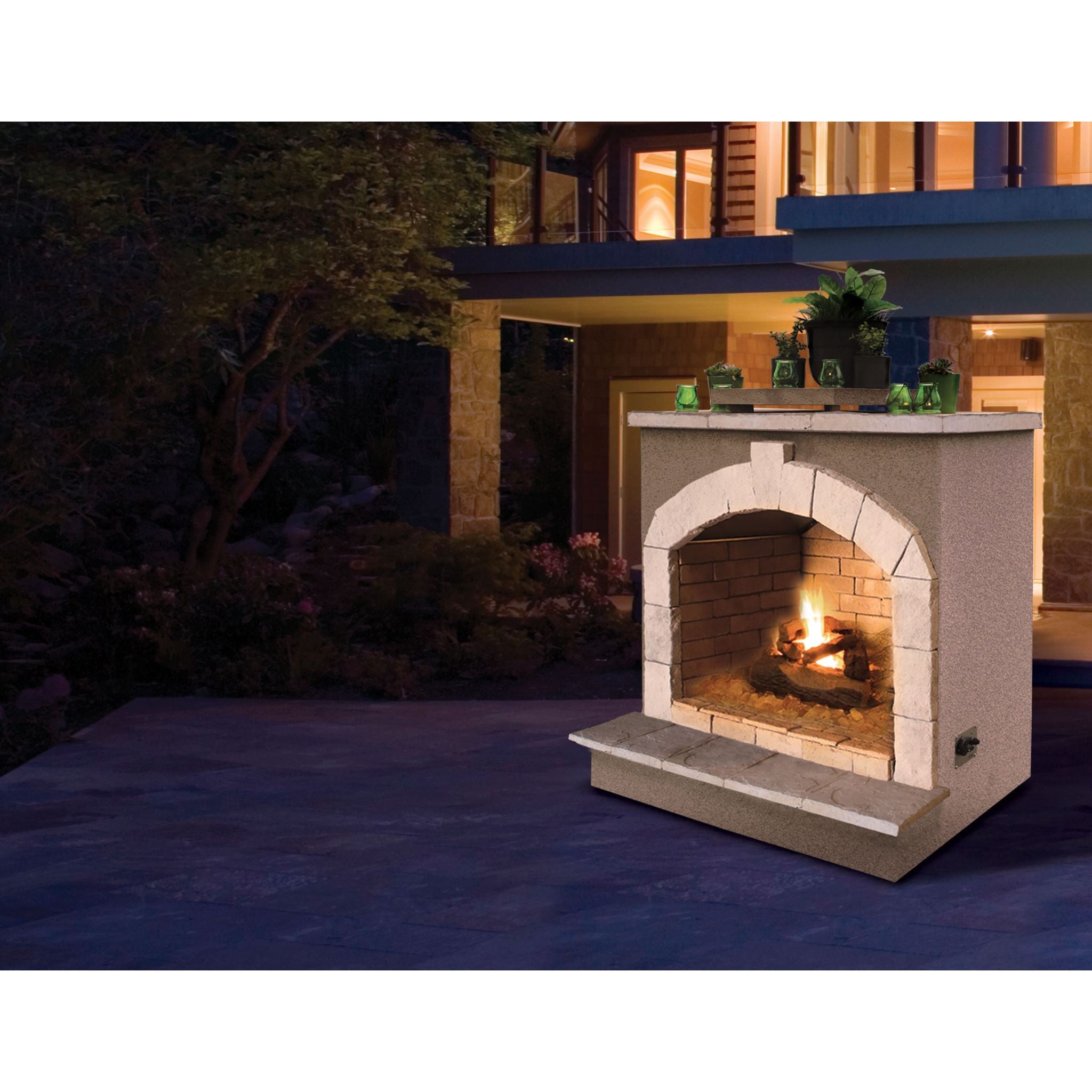 Cal FlameCal Flame 48 inch Outdoor Fireplace FRP-906-2 FRP-906-2- BetterPatio.com