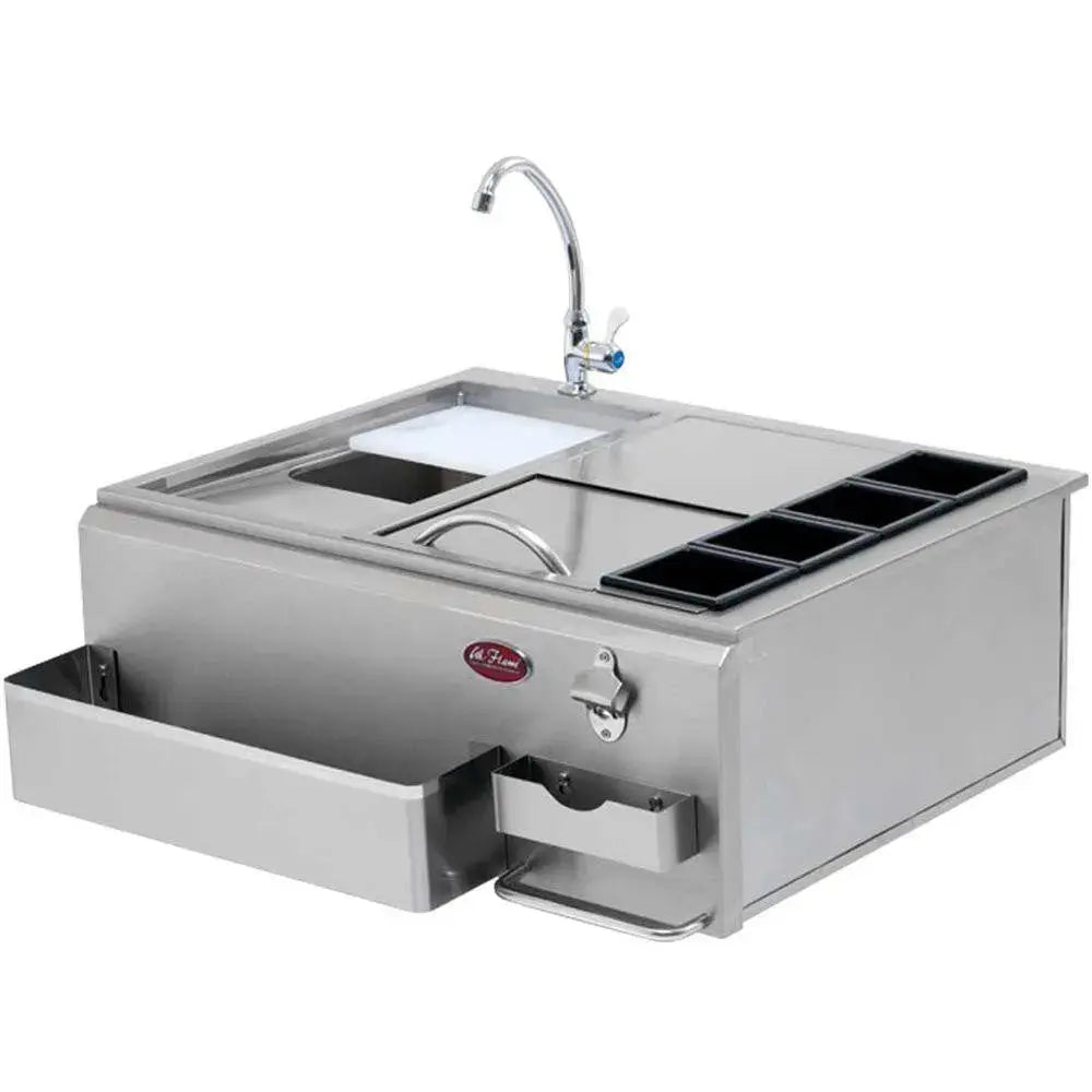 Cal FlameCal Flame Built-in Bar Center 30" with Sink BBQ07902 BBQ07902- BetterPatio.com