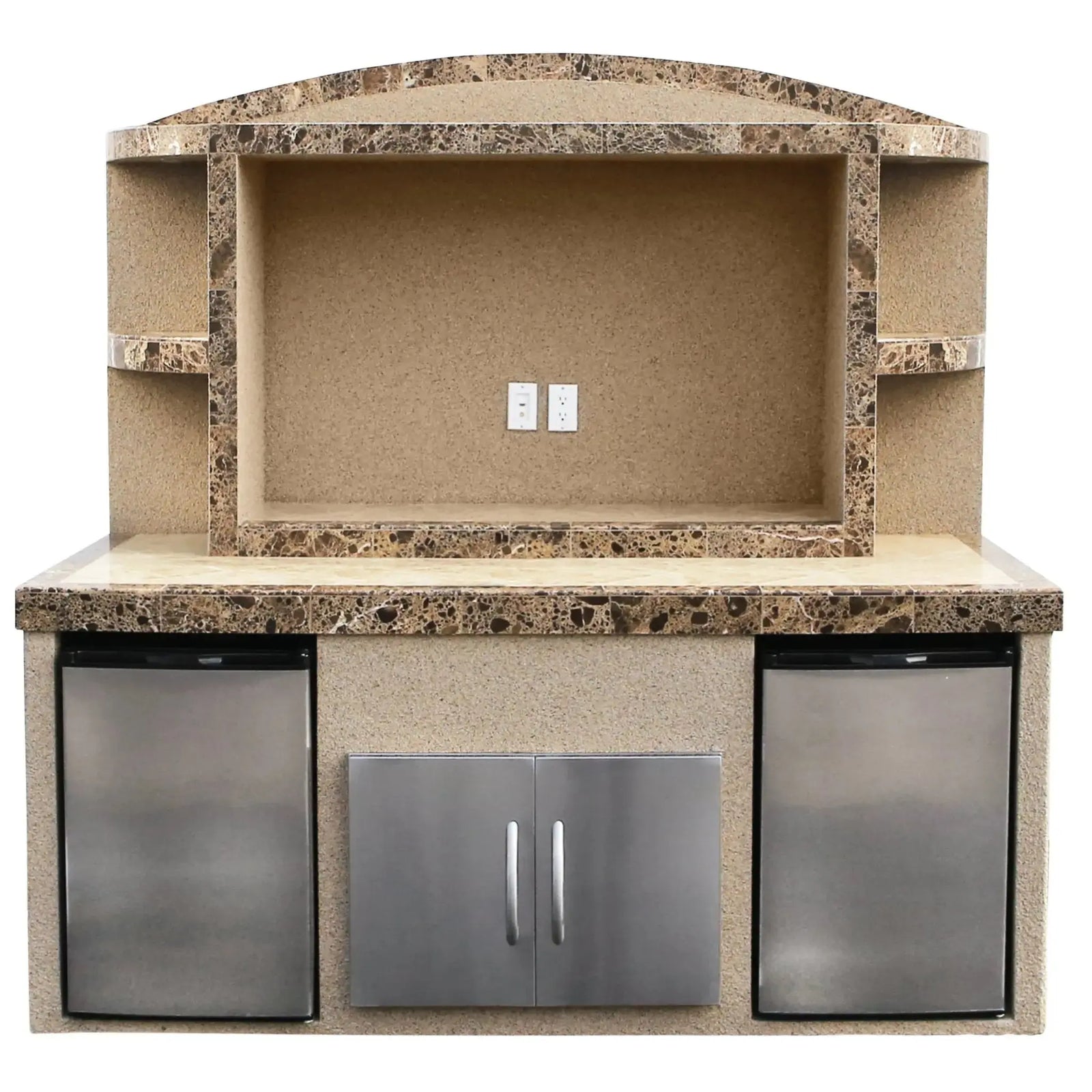 Cal FlameCal Flame Outdoor Entertainment Center ODC-1 Paradise ODC-1 Paradise- BetterPatio.com
