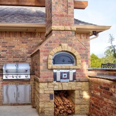 Chicago Brick OvenChicago Brick Oven 750 DIY Hybrid Wood and Gas Commercial Pizza Oven Kit CBO-O-KIT-750-HYB-NG-C-3K- BetterPatio.com